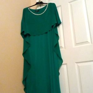 A gorgeous green formal dress